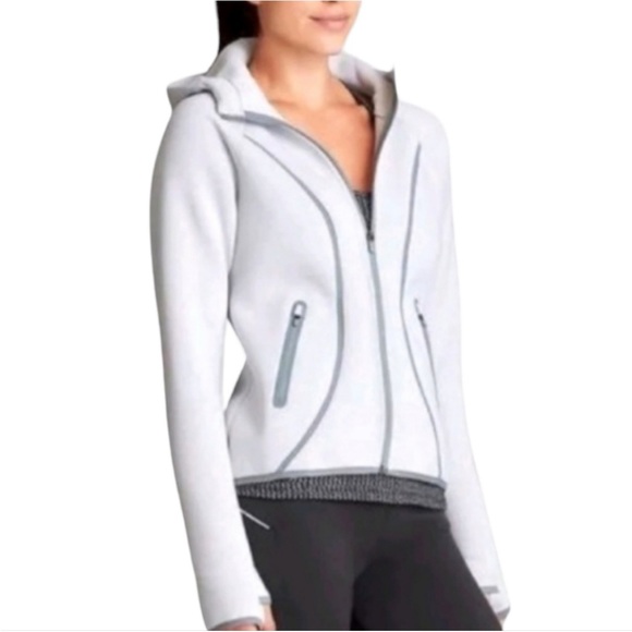 Athleta Tops - ATHLETA FUSE SCUBA JACKET Full Zip Hoodie Size XS (Fit up to S) Retail 118.00